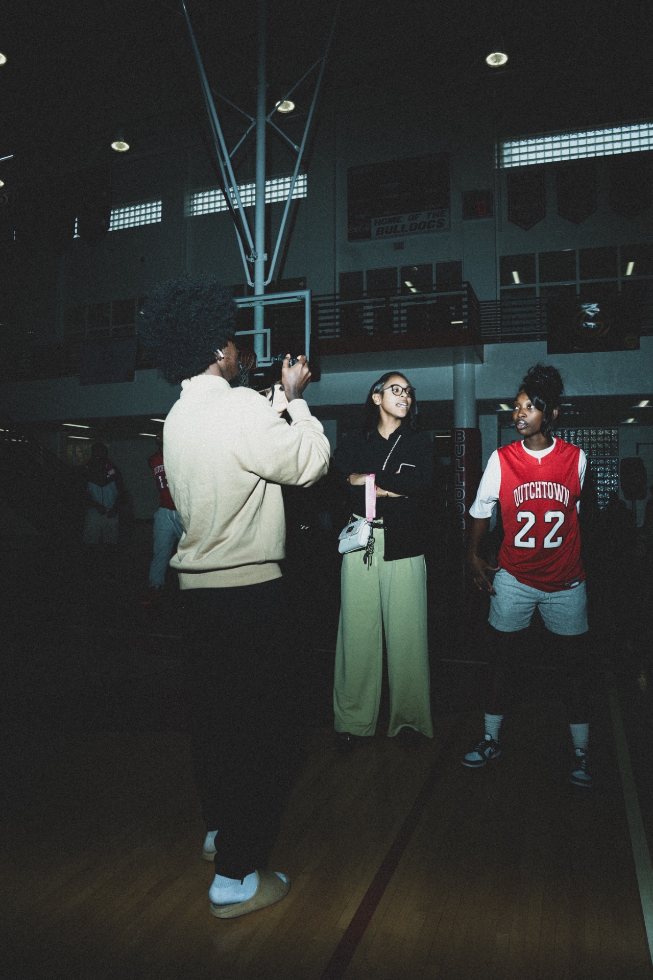 DJ shooting on location